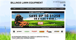Desktop Screenshot of billingslawn.com